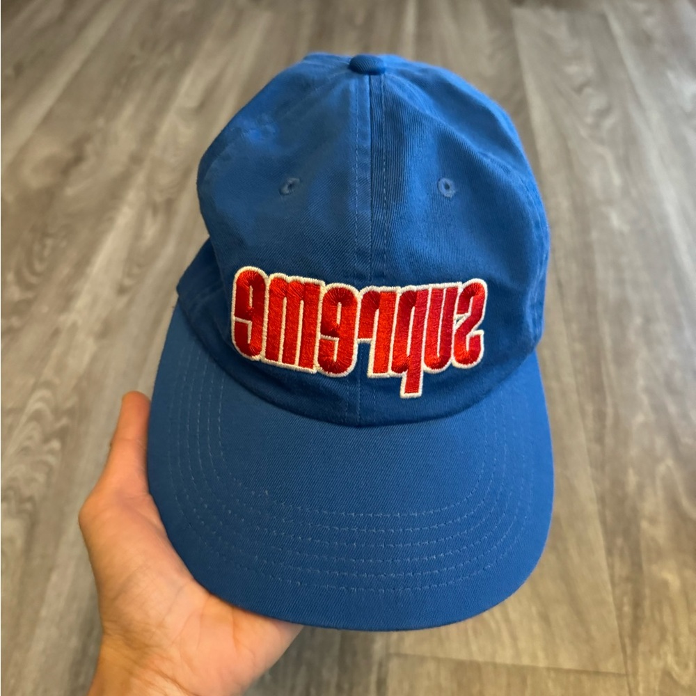 Supreme logo hat